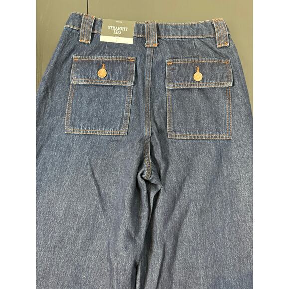 NWT The Future Collective Women’s jeans size 2 high rise, straight leg - Picture 5 of 5